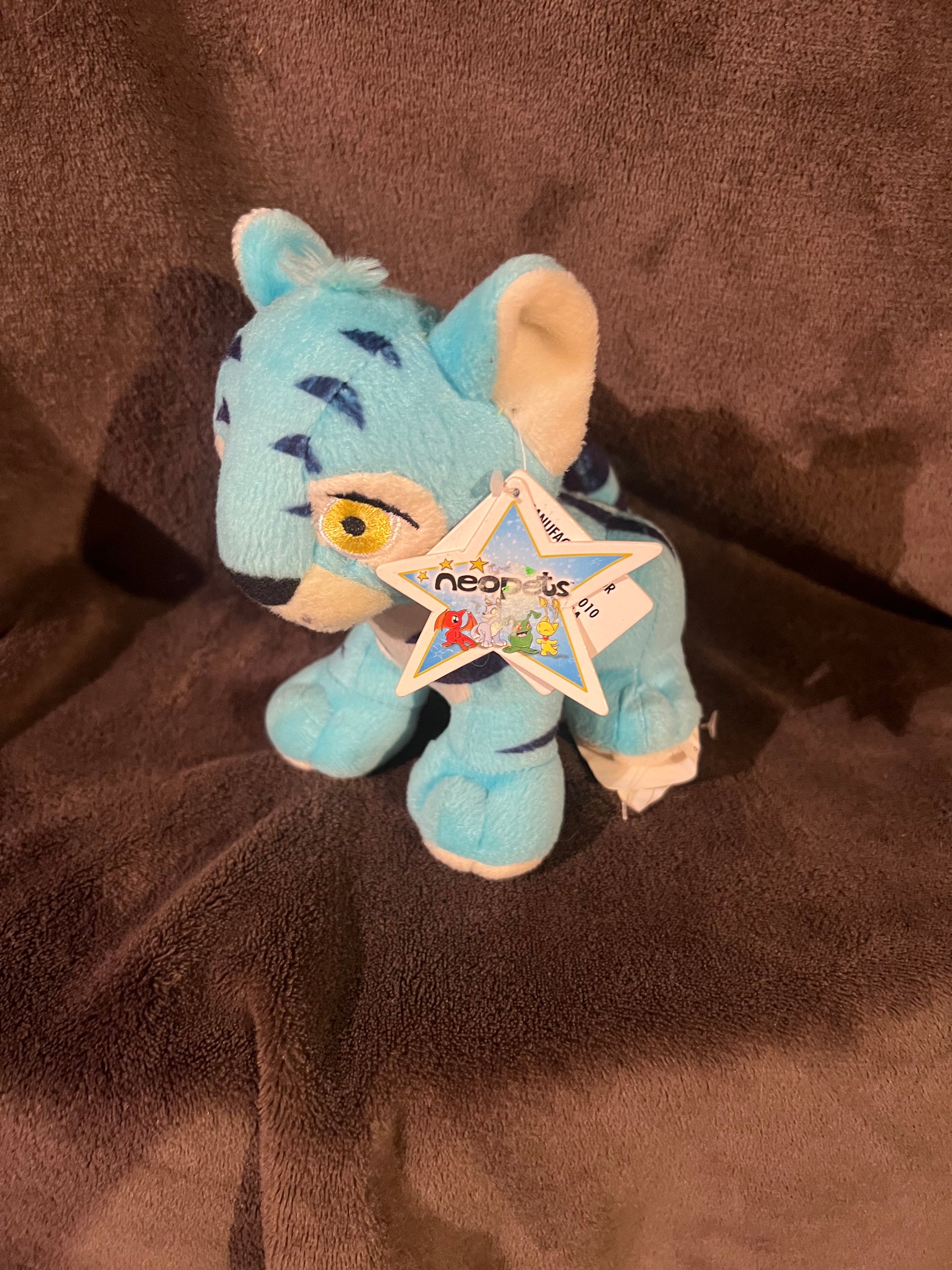Neopets Blue tiger Kougra 6 inch doll