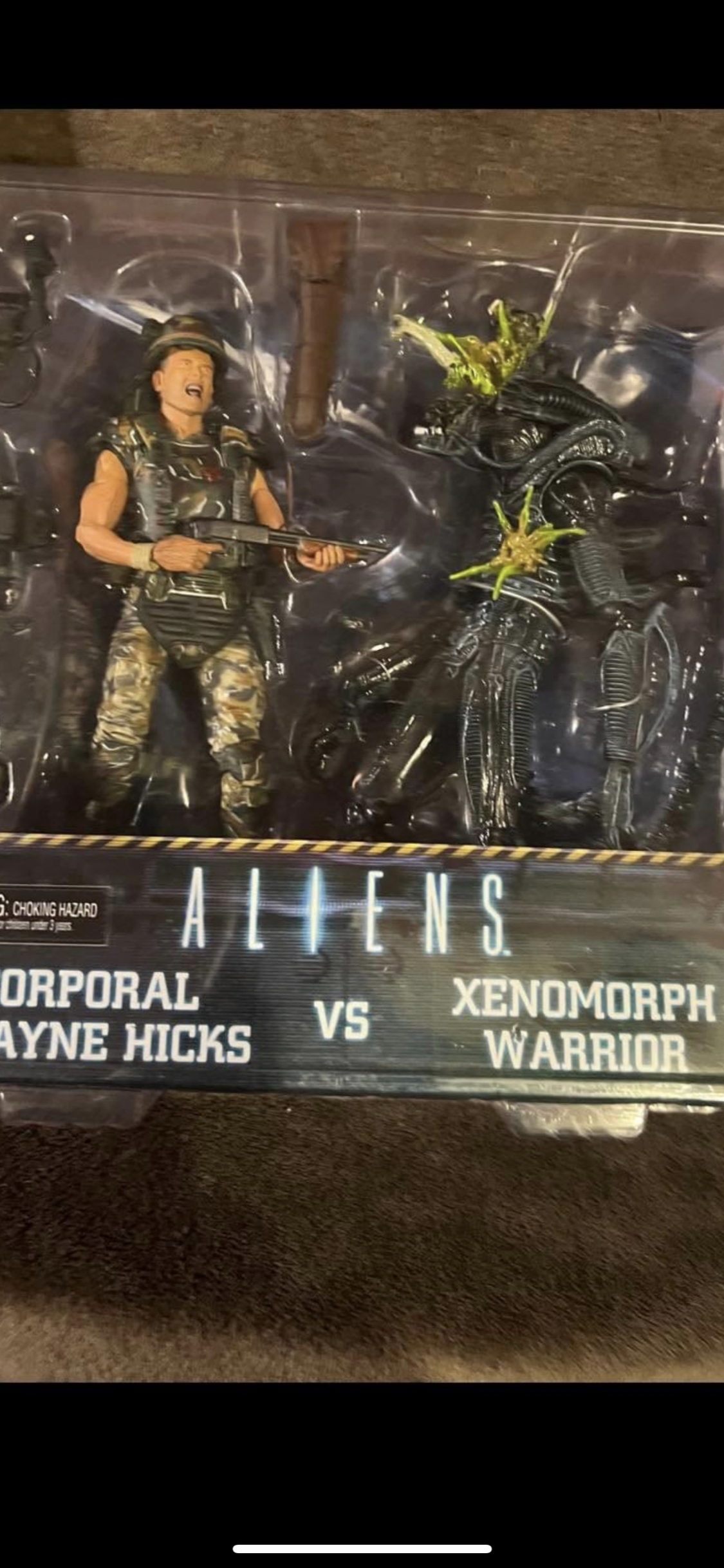 Necca Aliens Corporal Hicks Rare 2 Pak seven ver opened