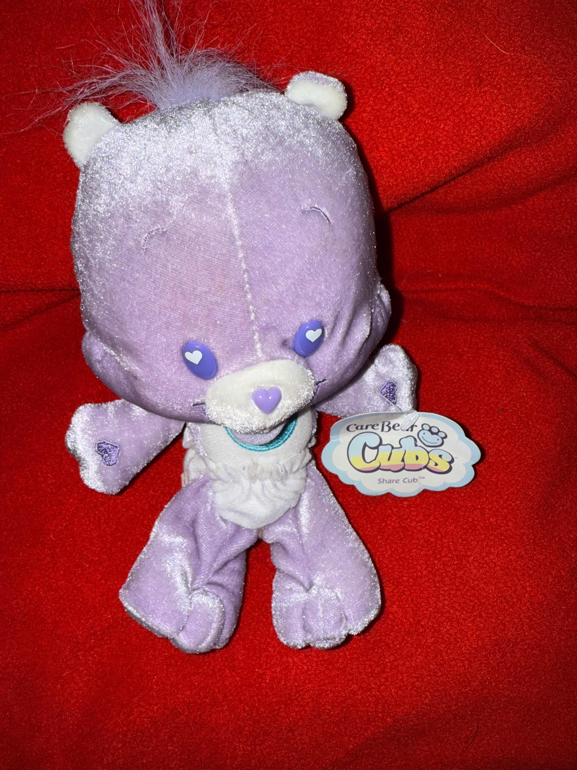 Care Bears Share Cub Plush Pocket Doll with tags.