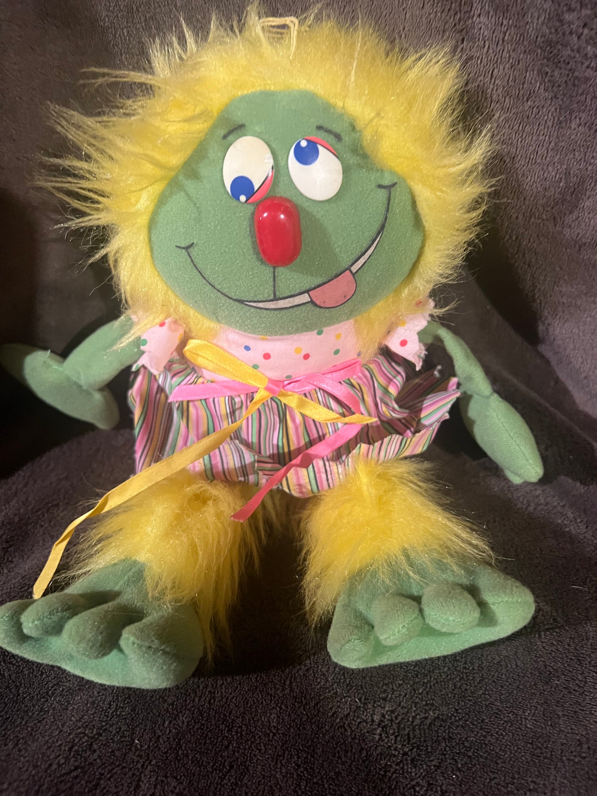 American Greetings Vintage Goofball Monster Rare Plush Doll