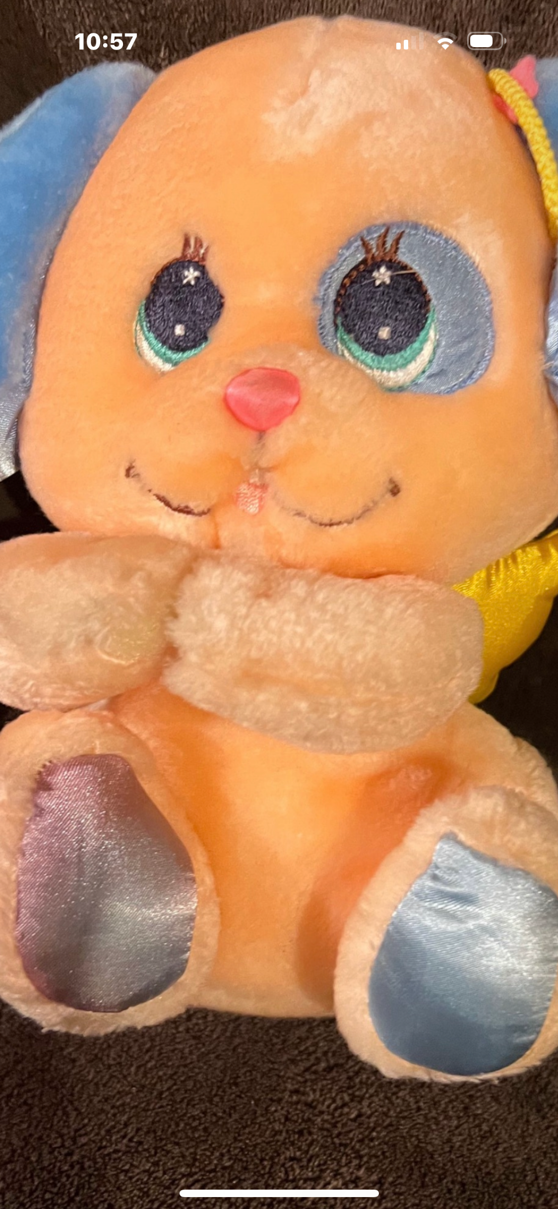 Angel Puppy Vintage Mattel Plush Dog