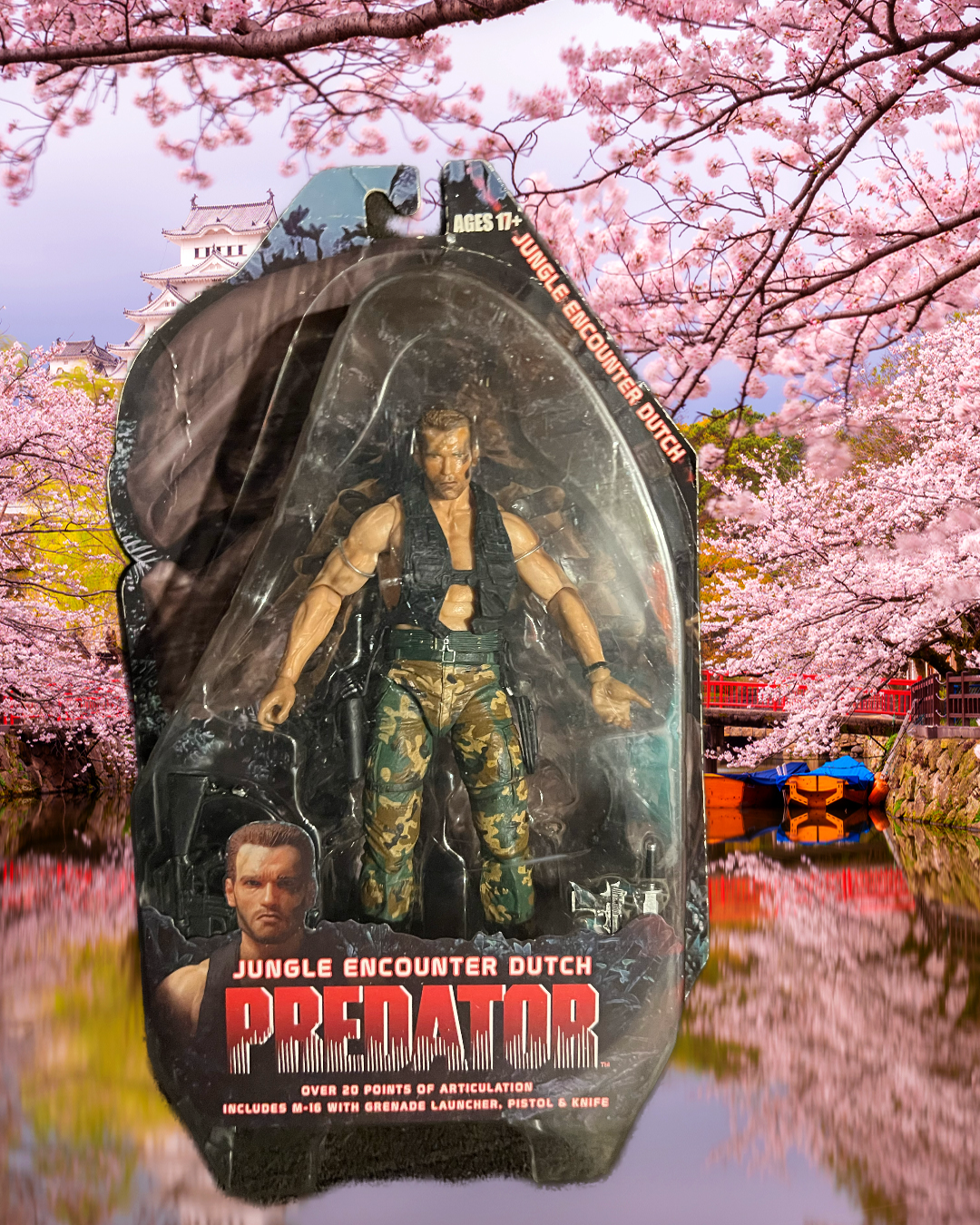 Predator Necca Jungle Encounter Dutch Action Figure rare 7 Inch never opened Original Packaging