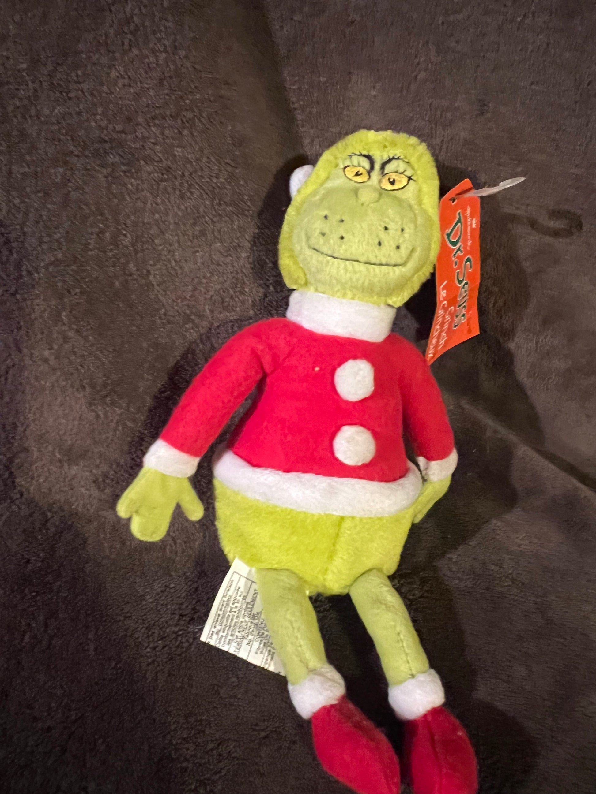 Grinch Who Stole Christmas Plush Pocket Doll 9 inch With Tags