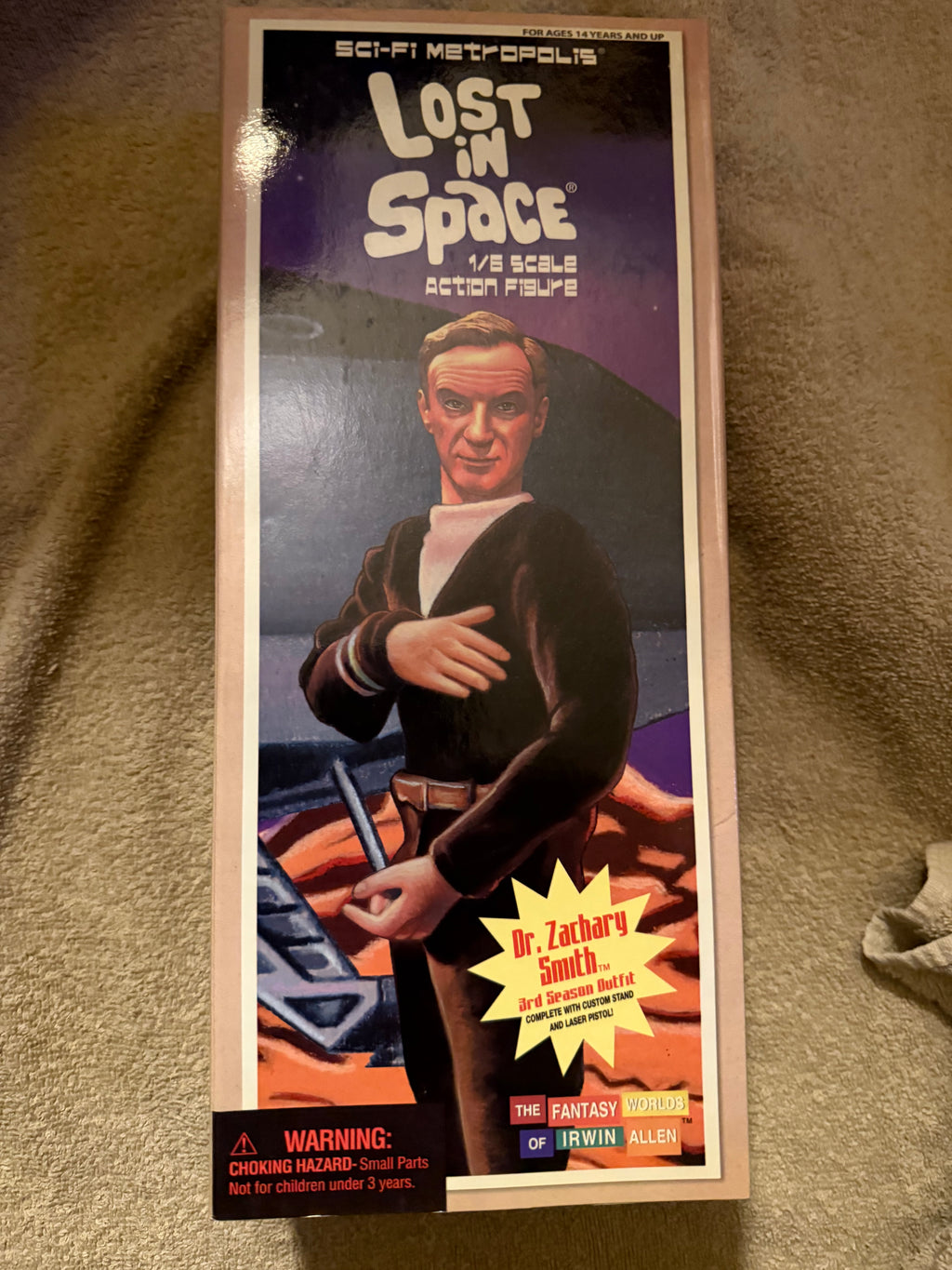 Lost In Space Doctor Zachary Smith Rare 12 inch Collectible Doll Never opened