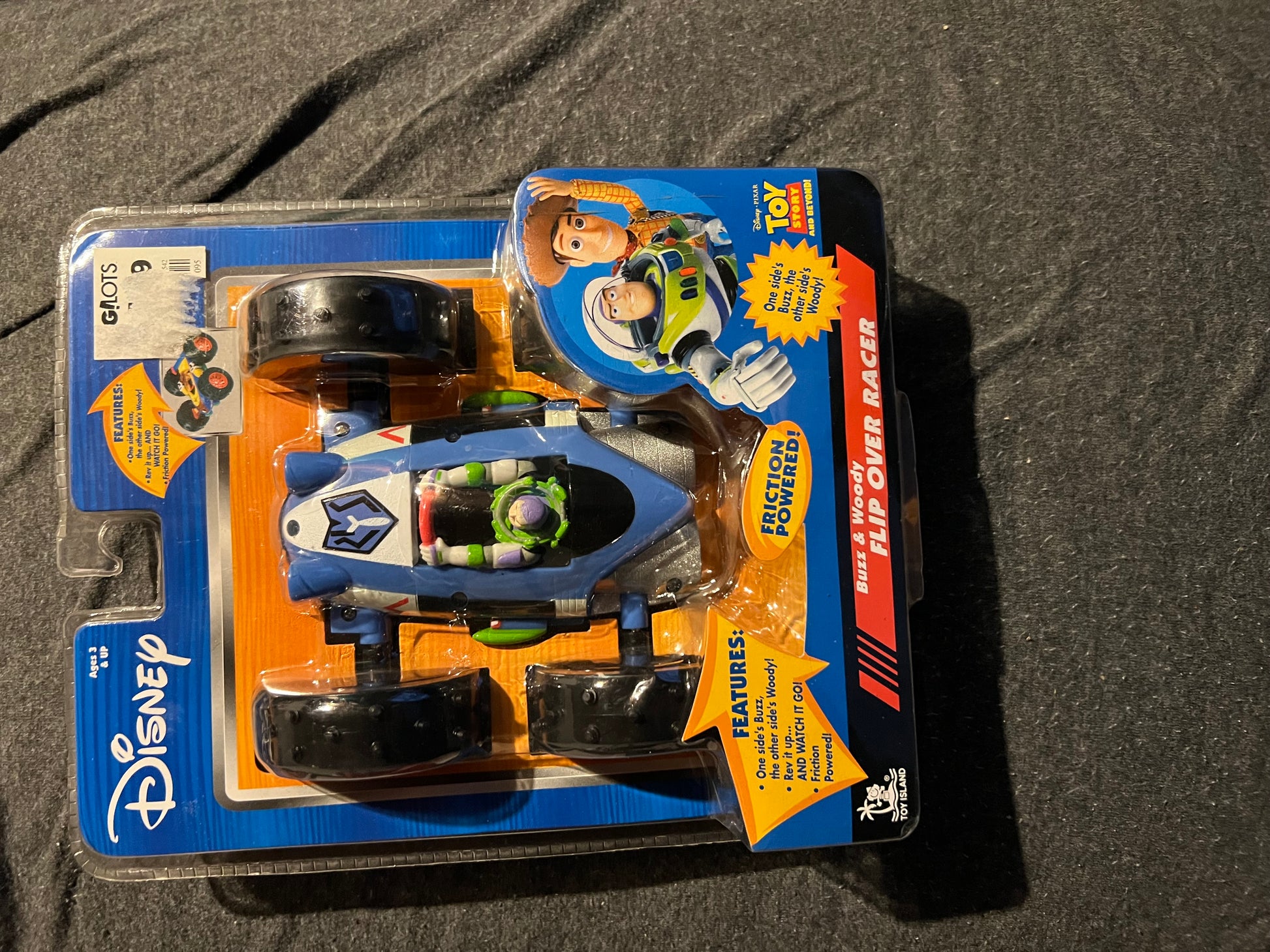 Toy Story Disney Pixar rare car that flips over Never Opened Vintage