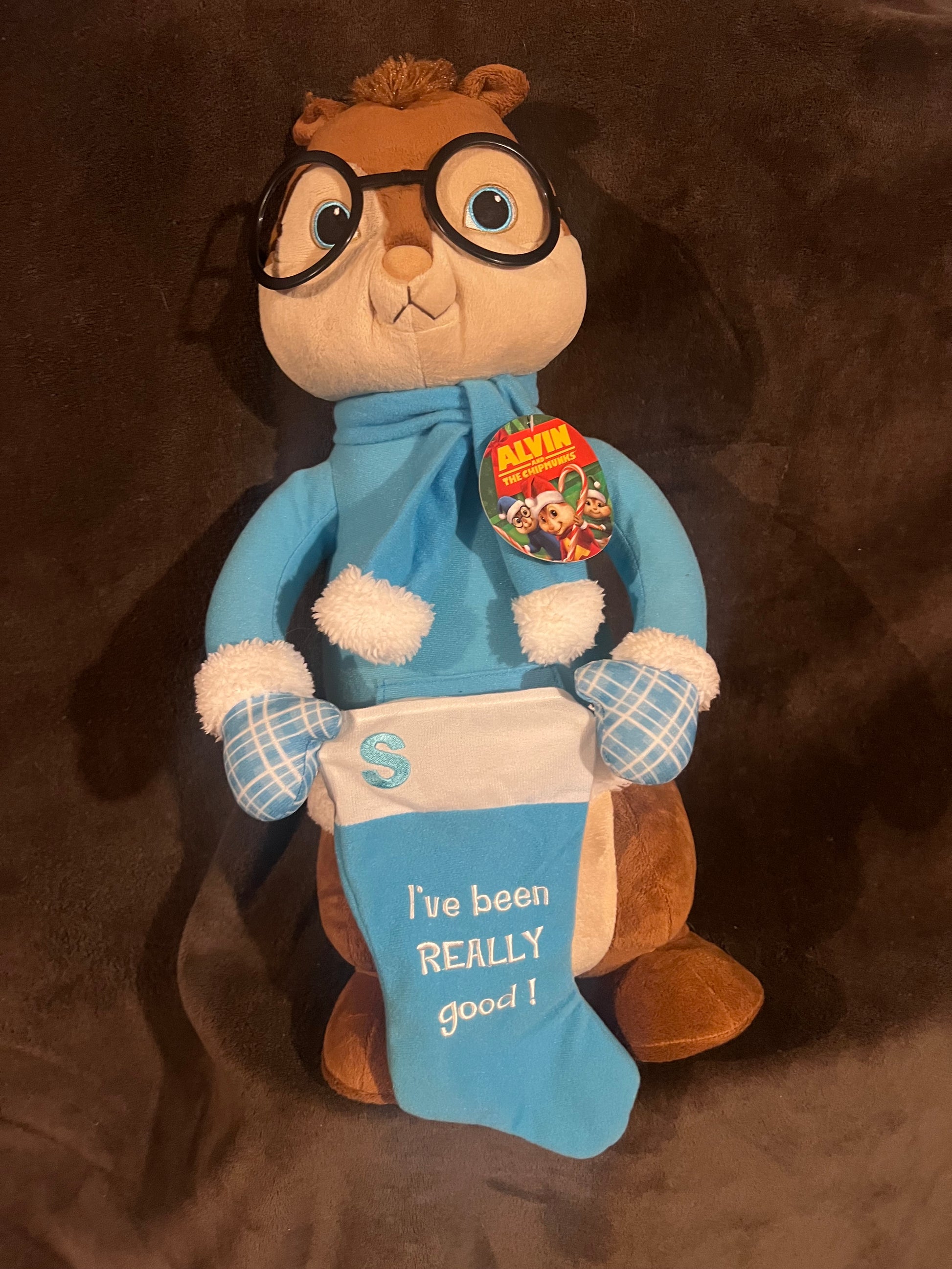 Simone Alvin and the Chipmunks Porch Greeter Plush Doll 17 Inch
