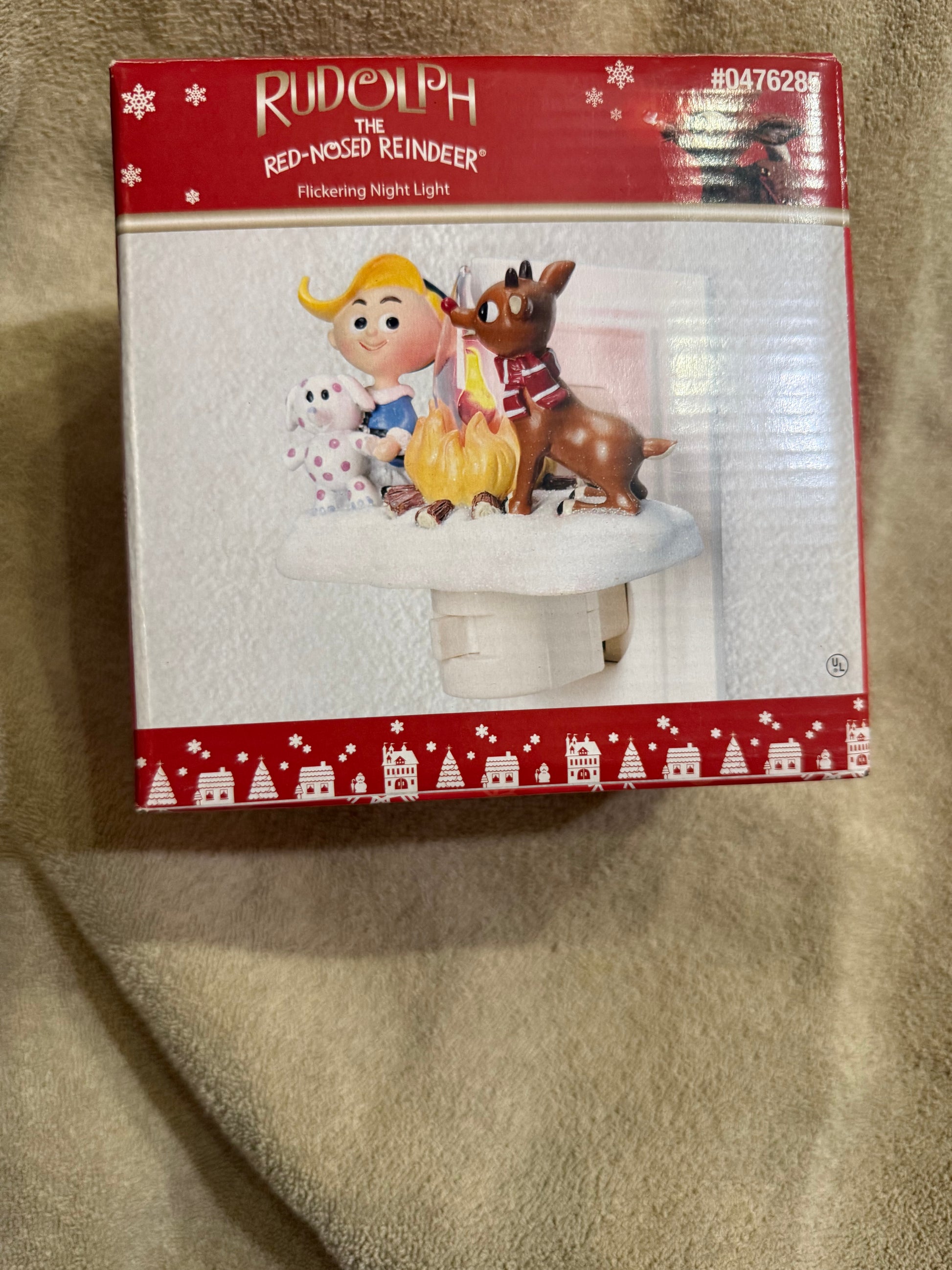 Rudolph Island’s  Rare Night Light New in Box